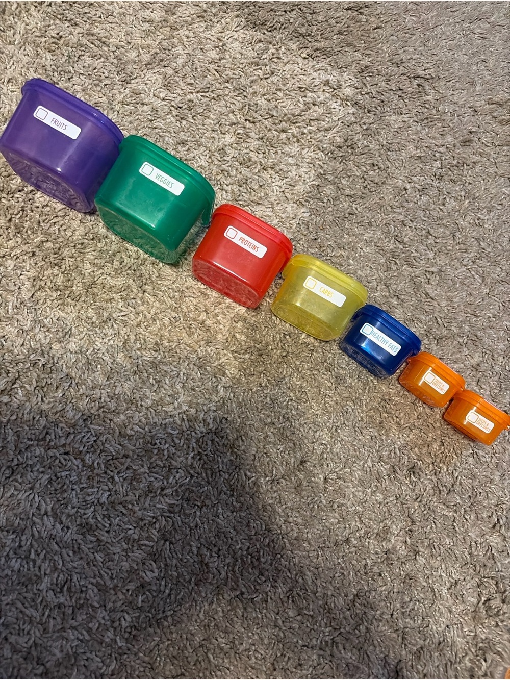 Beach Body Plastic storage containers